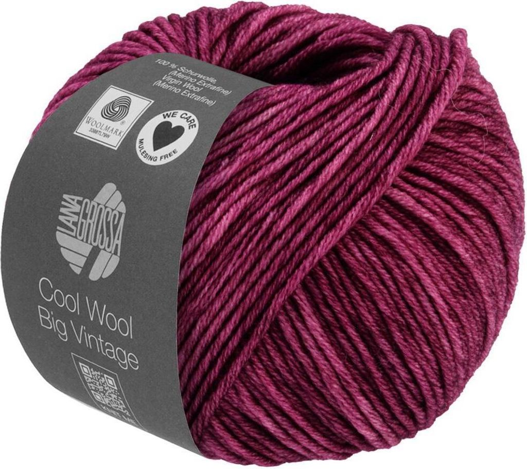 Lana Grossa - Cool Wool Big Vintage 7177 indischrot Produktbild 