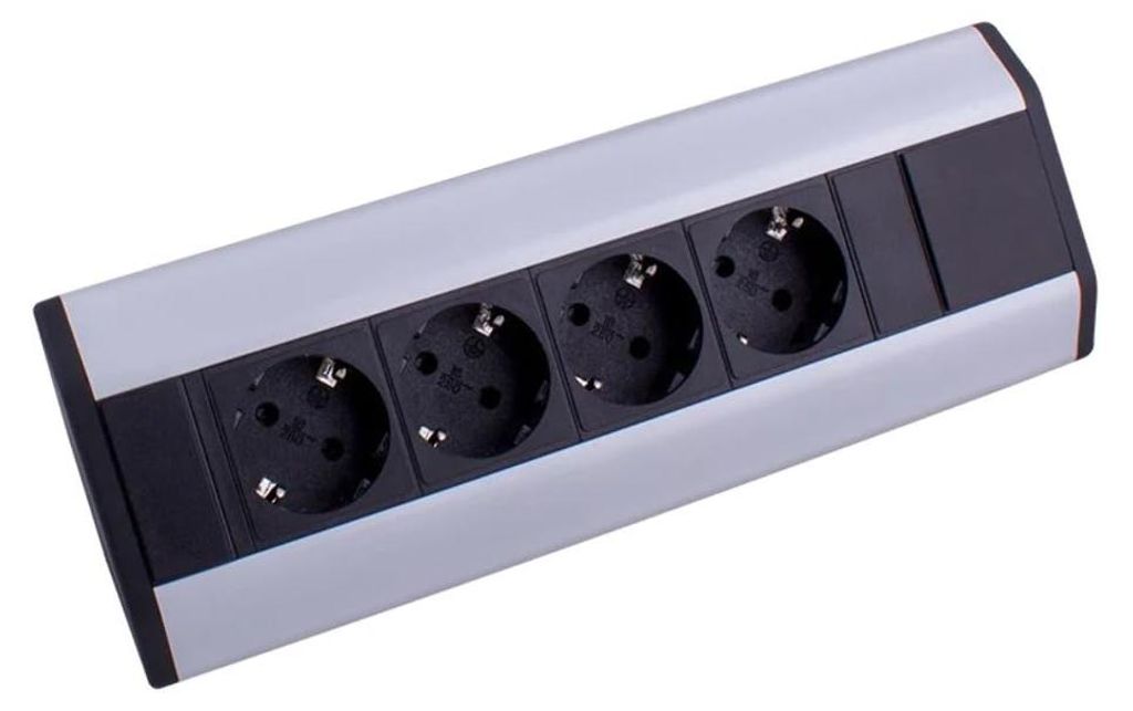 DesignLight CORNERBOX, presa multipla in alluminio per Immagine del prodotto 