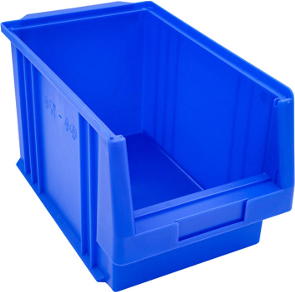 SuperSparSet 10x Sichtlagerbox Classic C | Blau | HxBxT 20x21x33cm | Polypropylen | Sichtlagerbehälter, Sichtlagerkasten, Sichtlagerkastensortimen...