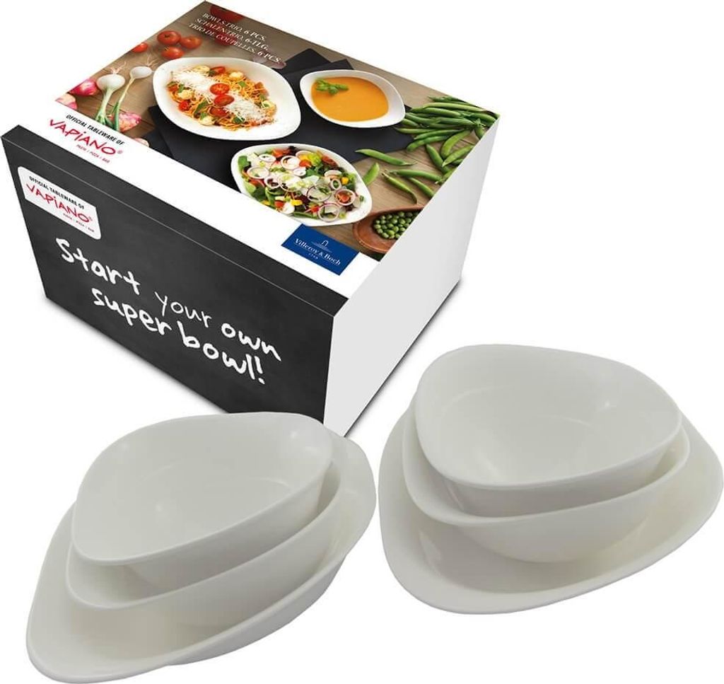 Villeroy & Boch Bols-Trio 6-tlg. Vapiano Dune Image du produit 