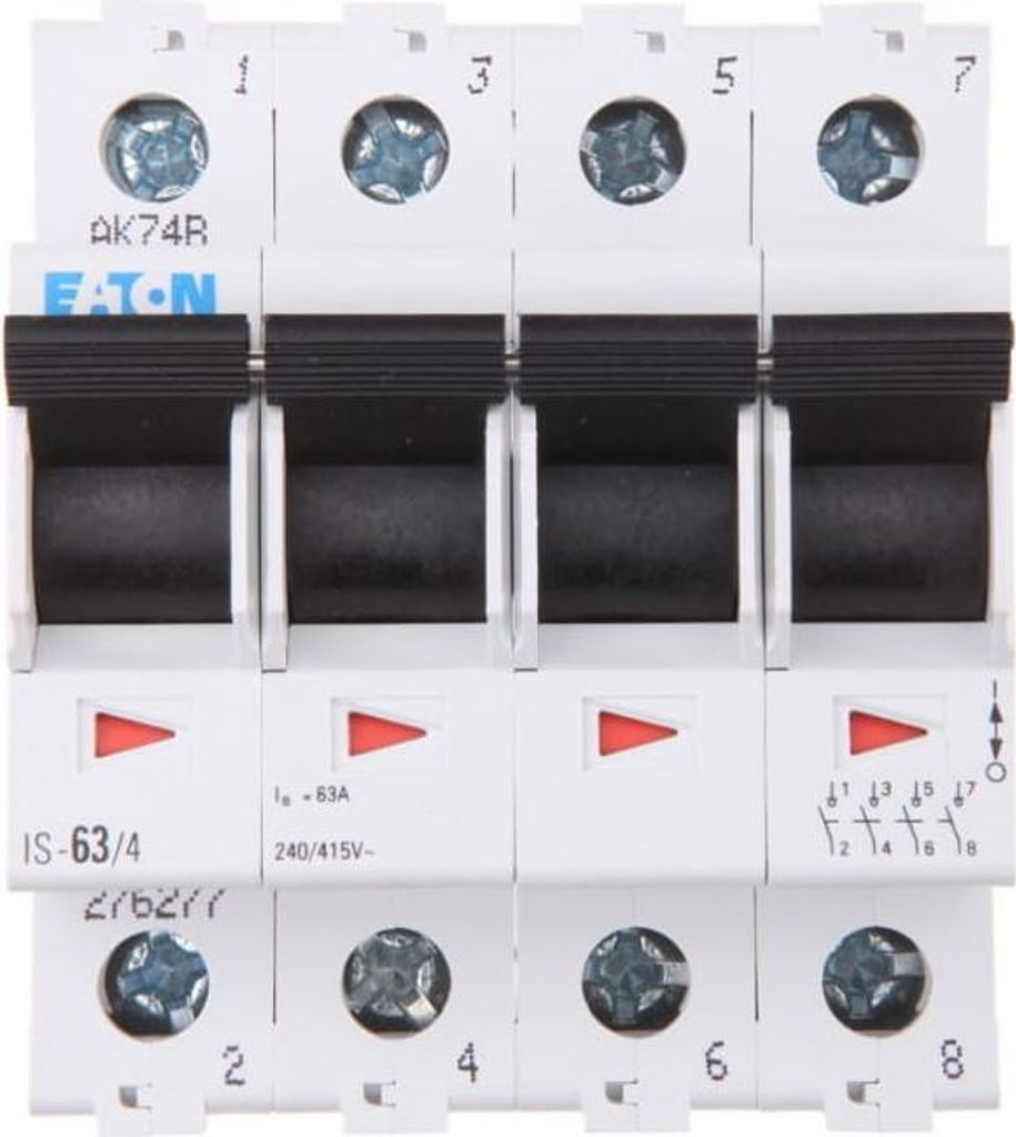 EATON IS-63/4 Hauptschalter 4p 276277 400V 63A 276277 Produktbild 