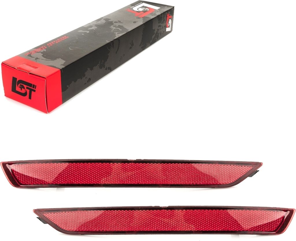2x Reflektor Leuchte Stoßstange hinten links rechts für Seat Leon II 2 1P 2009-