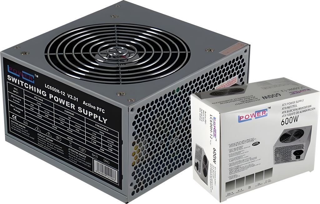 LC-Power Netzteil 600W LC600H-12cm Ver.2.31 Immagine del prodotto 