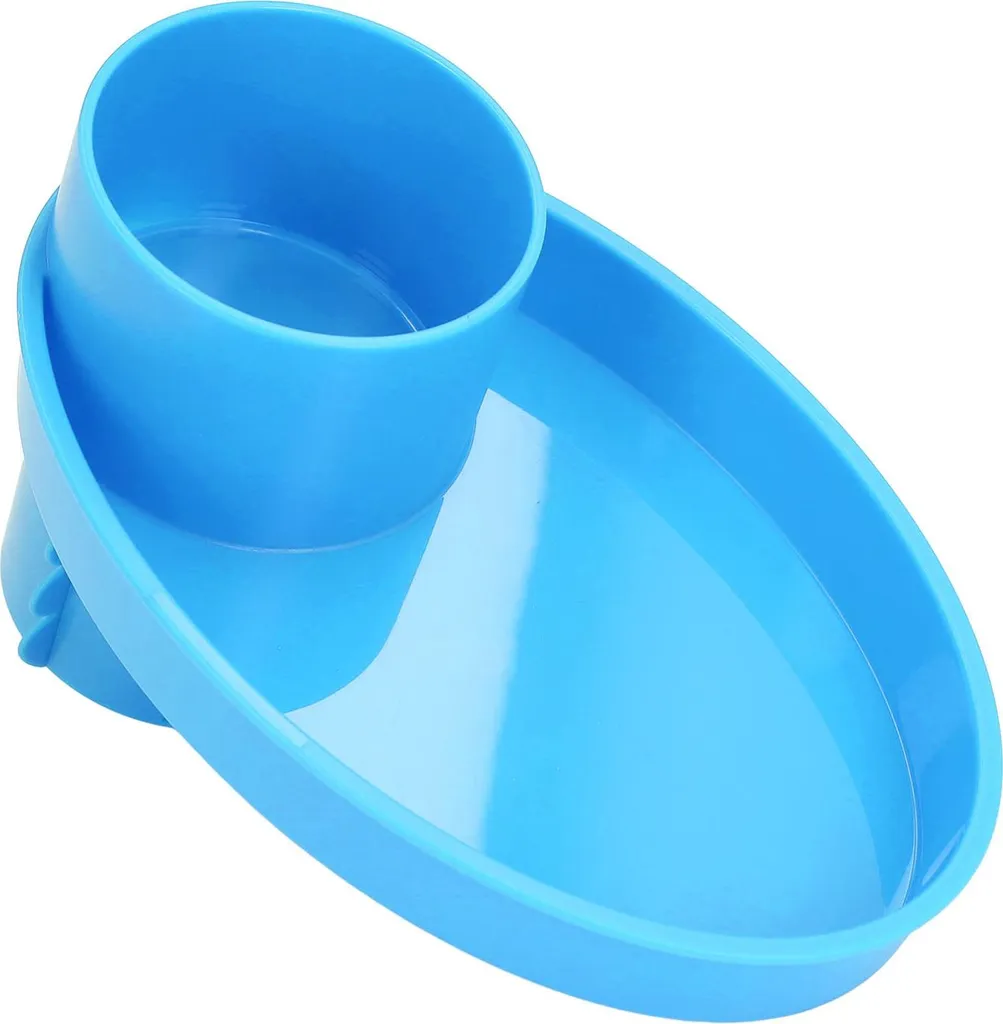 Tavolino Auto per Bambini Multifunzione | Vassoio Girevole Blu Anti-Caduta