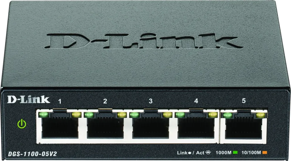 Finissez-en avec les Lenteurs Réseau - Switch D-Link DGS-1100-05V2/E 5GE