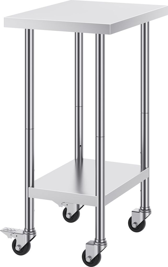 Stół roboczy ze stali nierdzewnej SucceBuy 24x18x38 cali, Zdjęcie produktu 