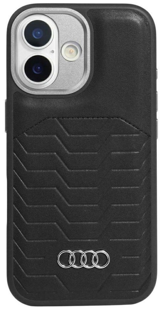 Audi GT Kunstleder Apple iPhone 17 MagSafe Hülle Schwarz Produktbild 