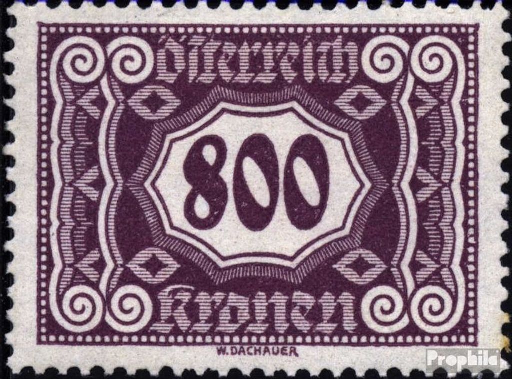 Briefmarken Österreich 1922 Mi P123 postfrisch Portomarken