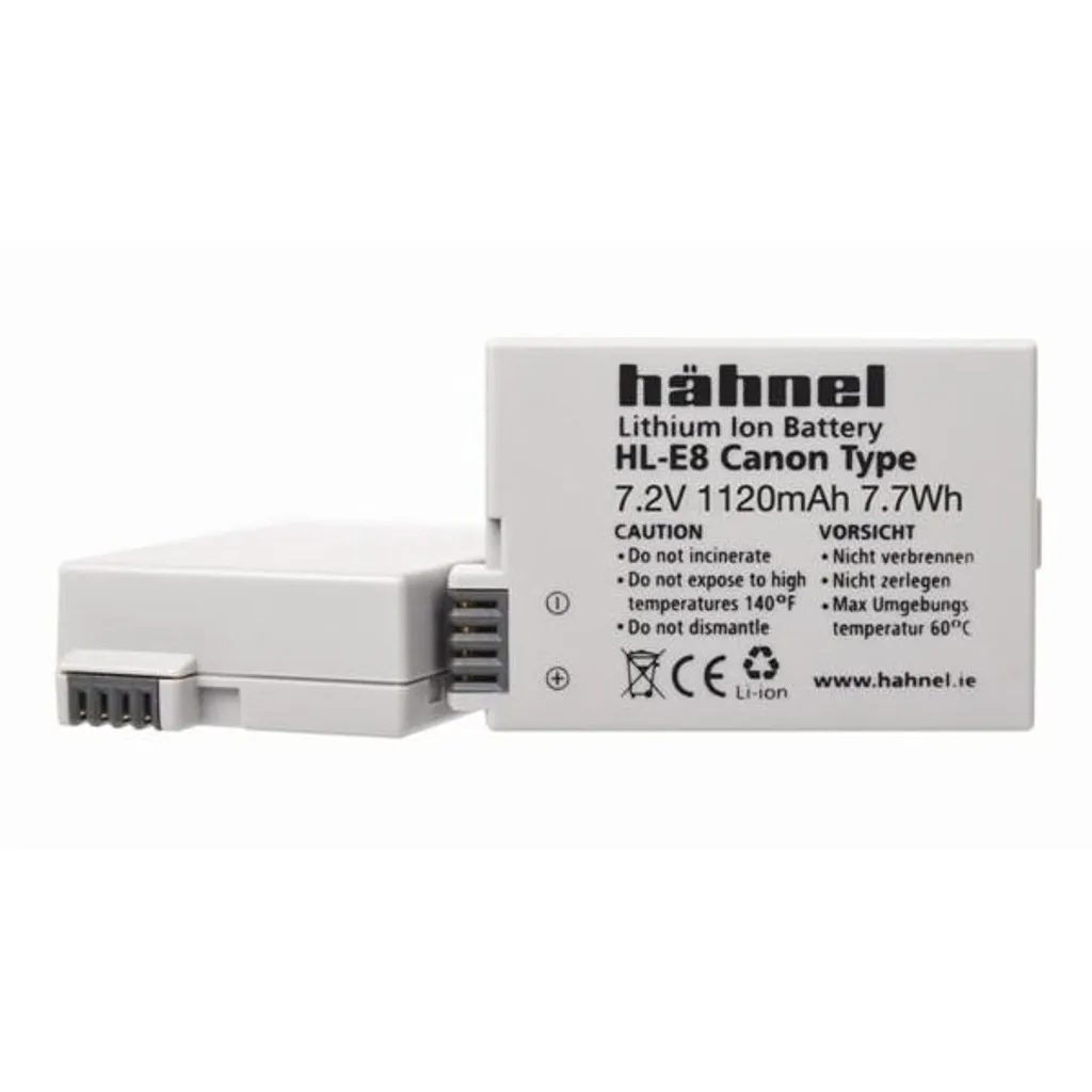 Hähnel HL-E8 Batteria 1120mAh Li-Ion Compatibile Canon - Offerta