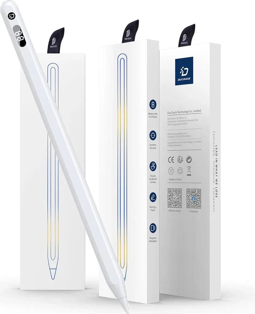 Stylet tactile pour tablette iPad avec fonction de charge par induction