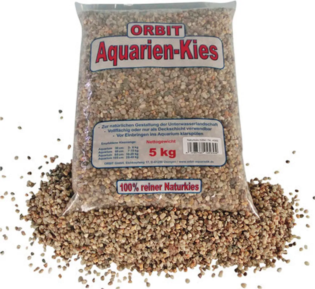 Naturkies 3-5 mm (5 kg) - Fondo Acquario Lavato e Privo di Calcare - 2