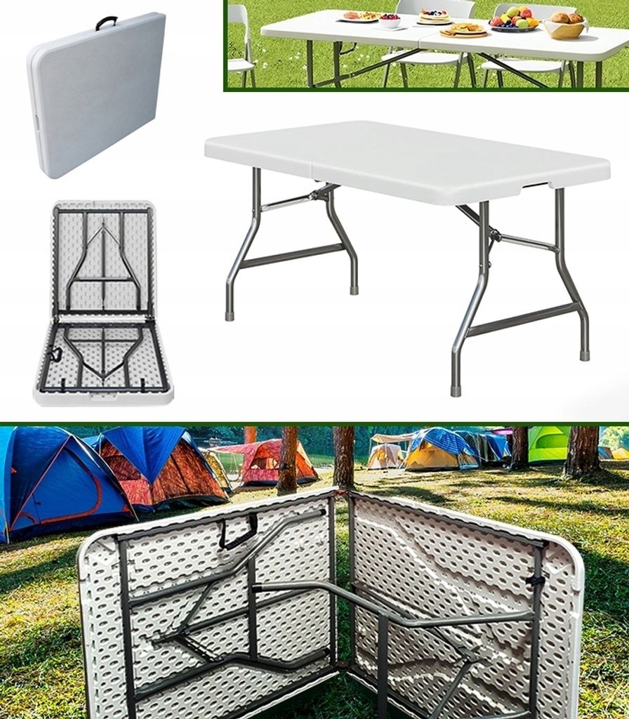 Tisch Catering 180 cm Bankett Klappbarer Reisetisch Feierlichkeiten