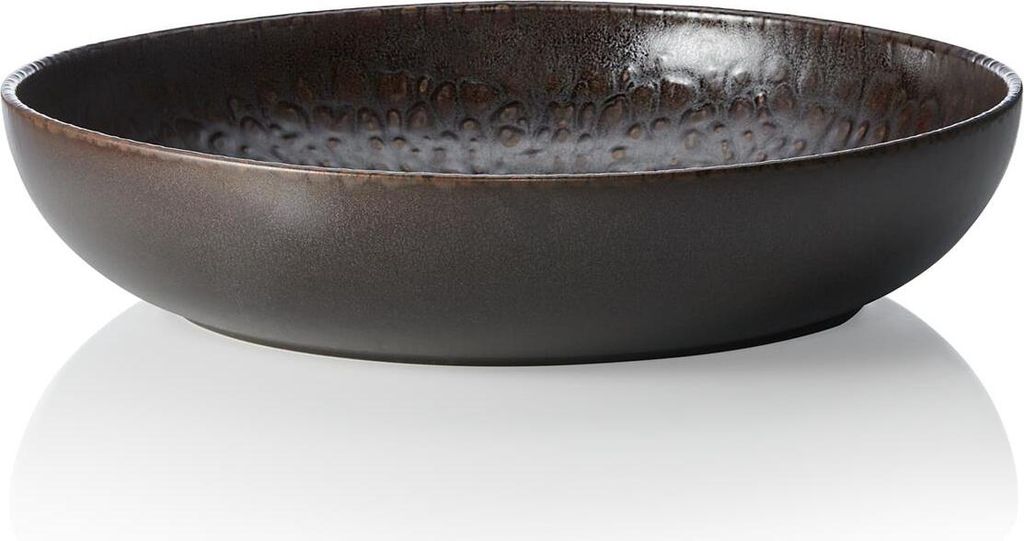 Schale ROCKZZERO, Ø 33 cm, 3 ltr., metallic brown, Steinzeug