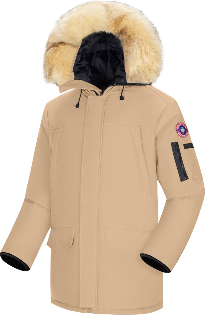 Subprime Parka Tommy Beige - Große XL