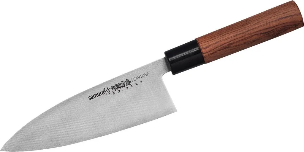 Coltello Deba Samura OKINAWA 17cm: Offerta Professionale AUS-8