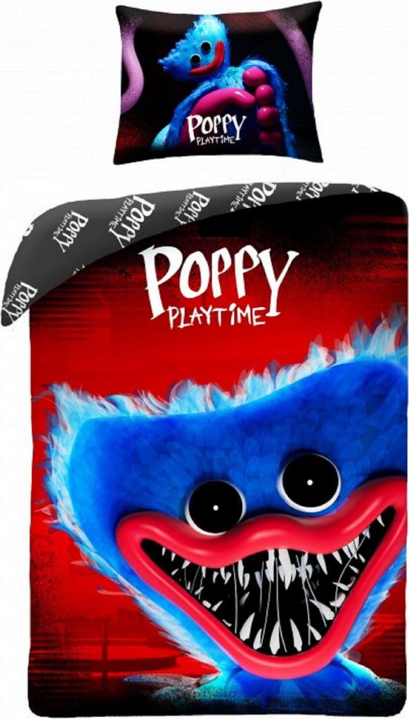 Poppy Playtime Bettbezug it's time 140 x 200 cm - 70 x 90 Produktbild 