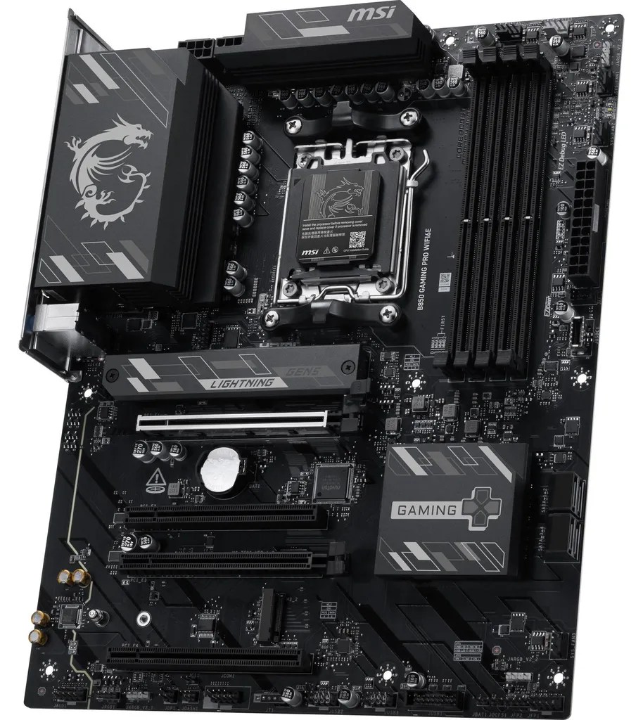 Carte Mère MSI B850 GAMING PRO avec Wi-Fi 6E Intégré et Support Mémoire DDR5