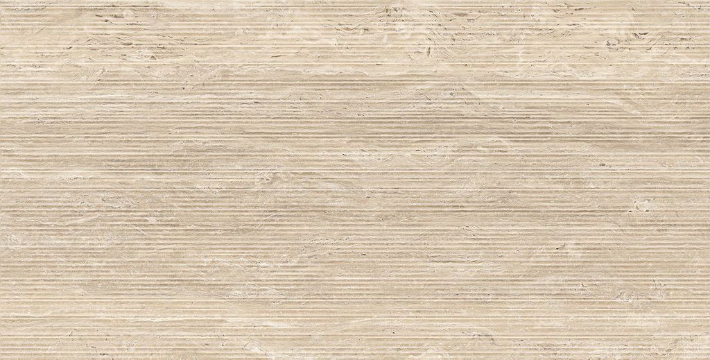 Mexen Neo Travertino Liner Natural glasiertes Feinsteinzeug rekt. G1, Boden-Wand-Fliese 120 x 60 cm, matt - TL302-120-060-05