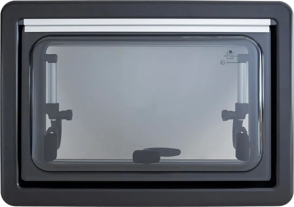 Baie projetable double vitrage 500 x 350 mm pour van et camping-car