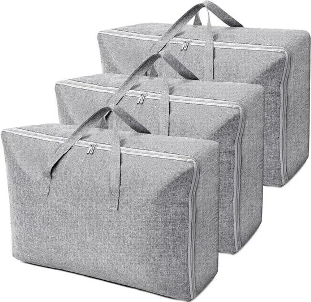 Sac de rangement pour couettes et couvertures lot de 3 grand format - 3