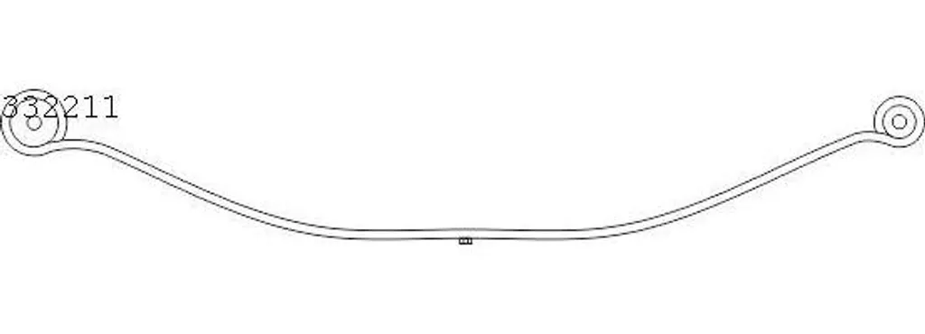 Lame Spring DB 740/745mm à 1 languette 70mm pour Sprinter 18-