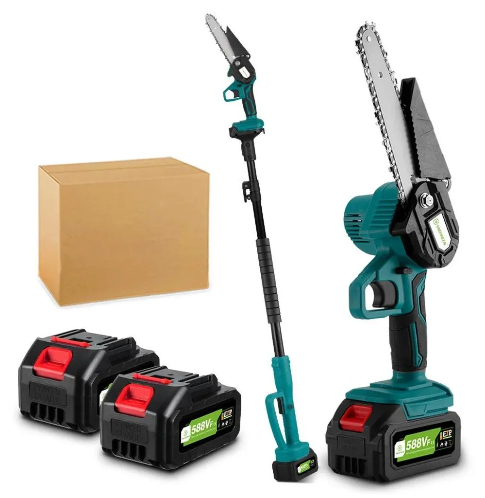 Tronçonneuse sans fil Braun : fini le bois dur avec 2 batteries 18V