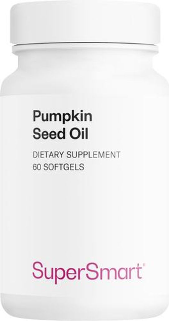SuperSmart Pumpkin Seed Oil Dietary Supplement - 60 softgels