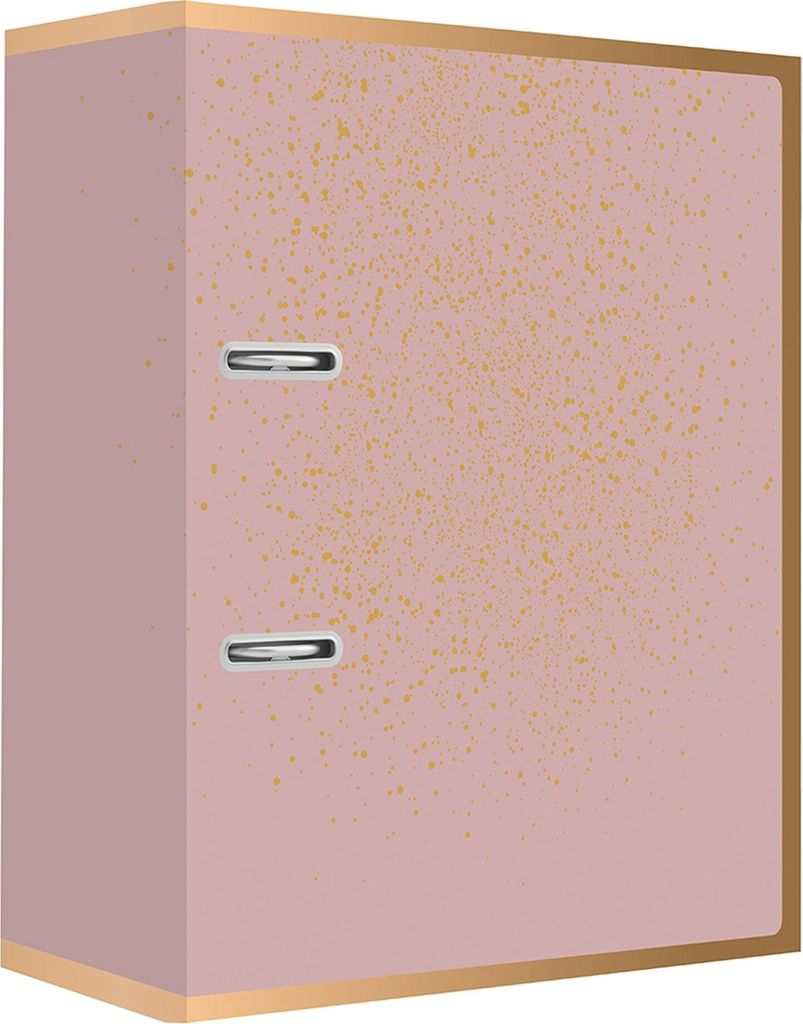 Interdruk Ordner A4 75mm Satin Gold Sparkle Produktbild 
