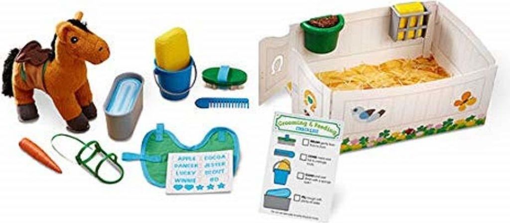 Melissa & Doug Pferdepflege Spielset - Plschpferd - Produktbild 