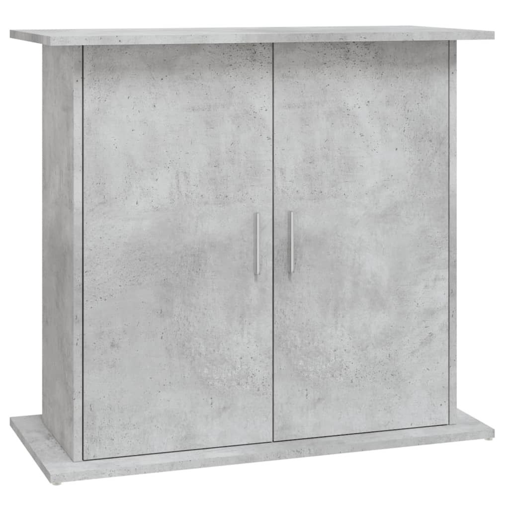 vidaXL Aquariumständer Betongrau 81 x 36 x 73 cm Holzwerkstoff