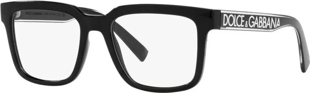 Dolce & Gabbana DG 5101 Lunettes de Vue en Acétate Noir Monture Légère