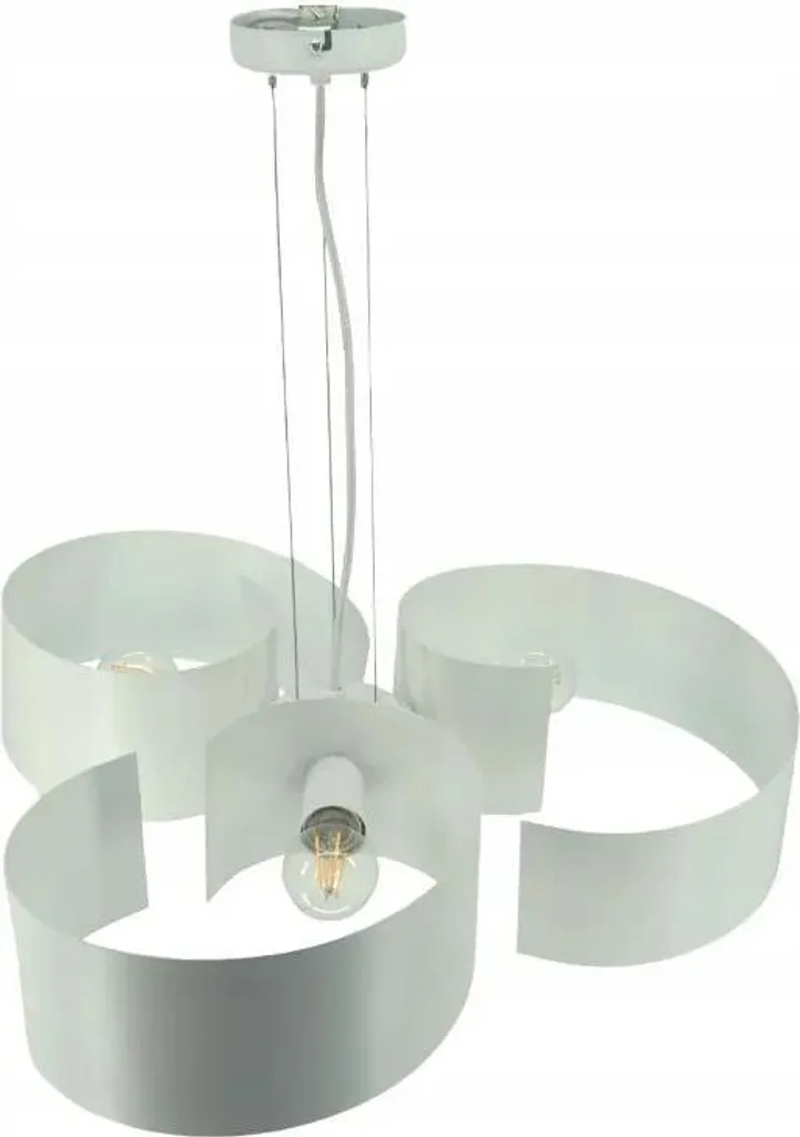 Suspension Kapella 2794/Z-B-3 Blanche en Acier avec 3 Sources de Lumière