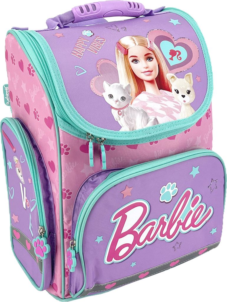 Schulrucksack Mädchen Schulranzen Schultasche Kinder Barbie Produktbild 