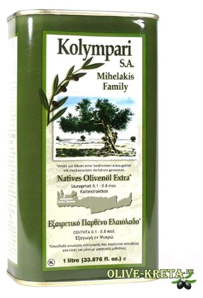 5x KOLYMPARI SA 04055 - Natives Olivenöl Extra Kolympari Produktbild 
