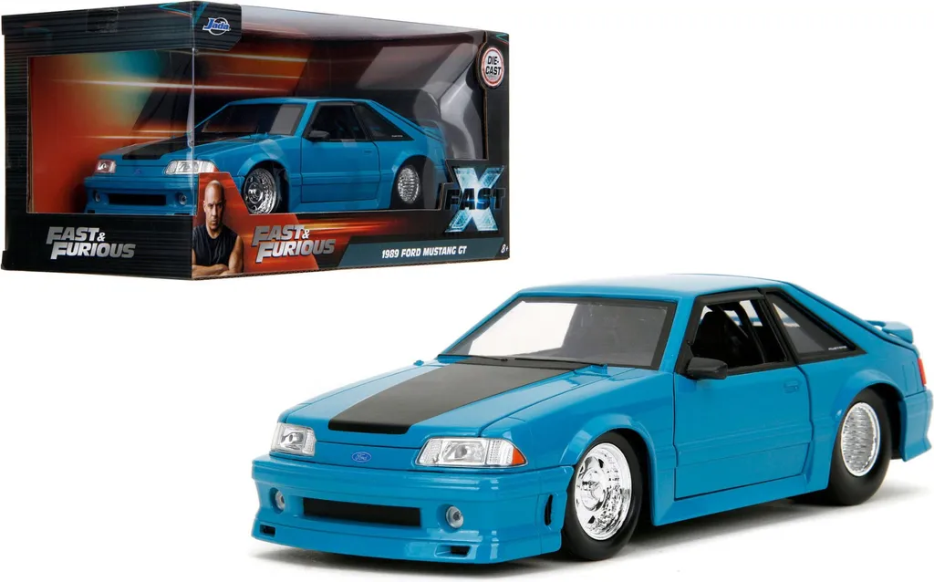 Maquette Ford Mustang GT Fast & Furious 1:24 Jada pour Idée Cadeau Fan - 16