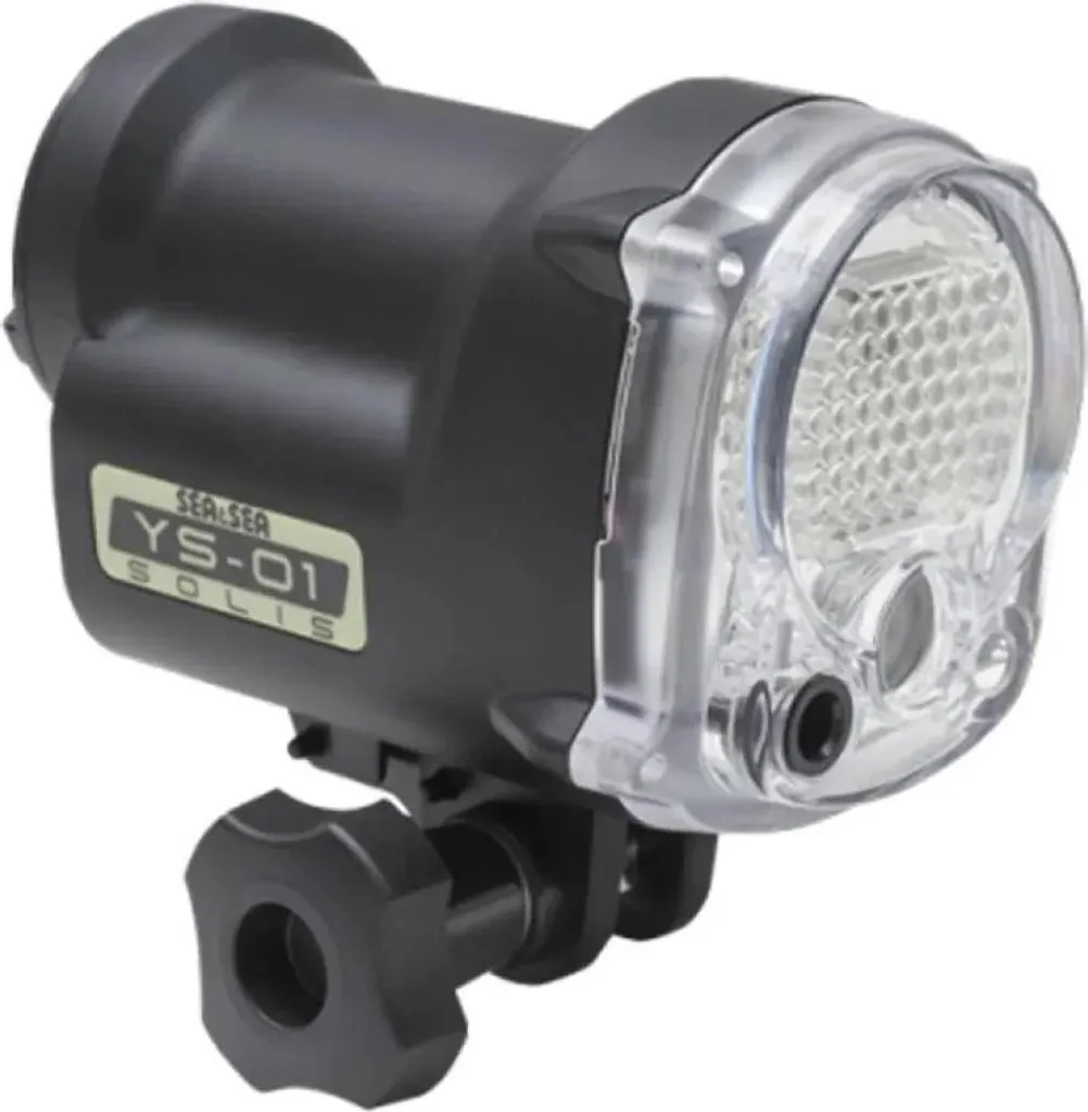 Flash Sea and Sea Ys-01 Solis Noir - Éclairage de Plongée Sous-Marine