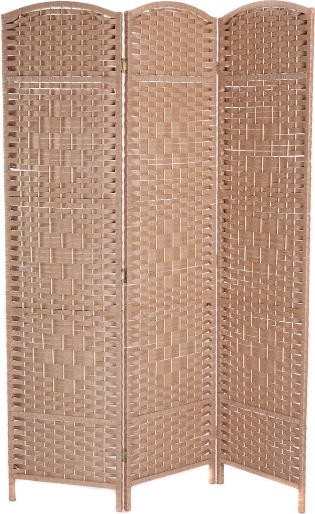 RAUMTEILER "QUINN" | Holz, 168x120cm | Natur Paravent | Farbe: natur