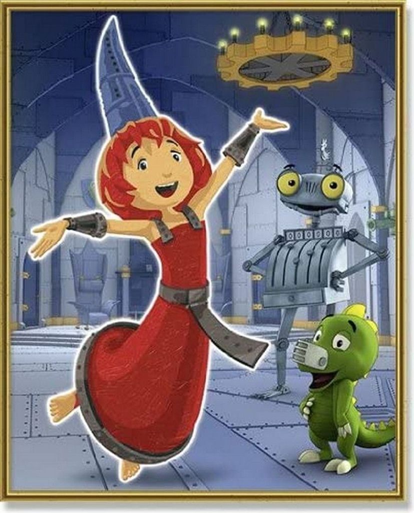 Schipper 609200649 - Malen nach Zahlen - Ritter Rost und Burgfräulein Bö, 24x30 cm