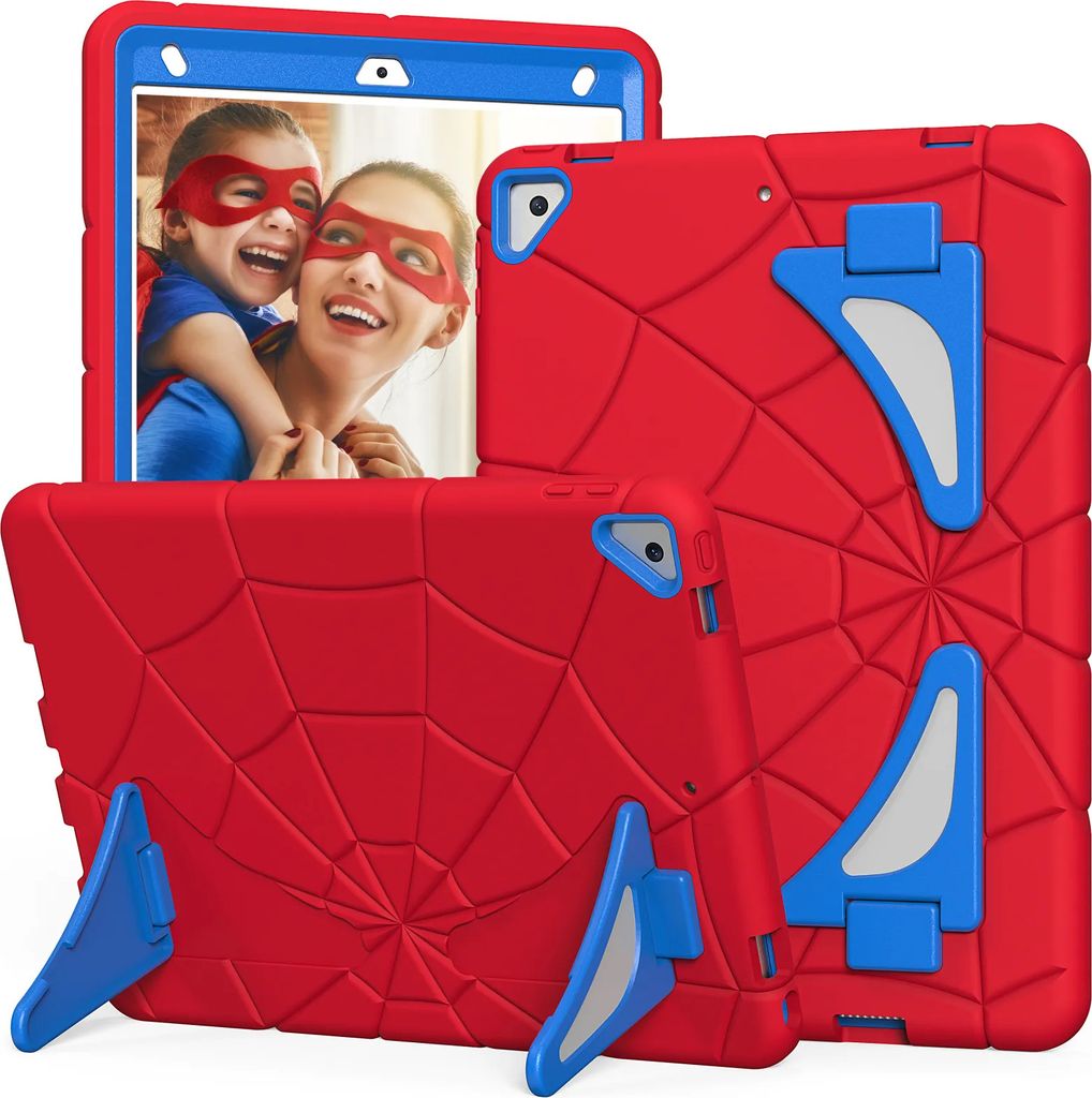 Hülle für iPad 10.2"(2019/20/21) mit Ständer für Kinder SpiderMan Motiv