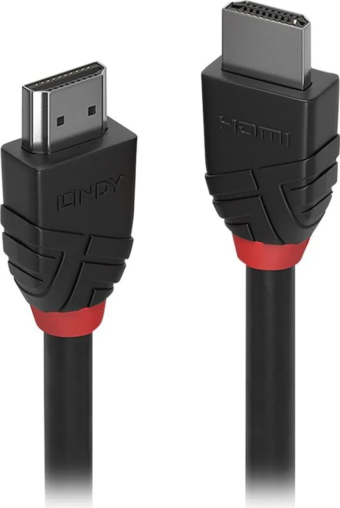Cavo HDMI LINDY 5m per Gaming 4K | Lag-Free High Speed Black Line