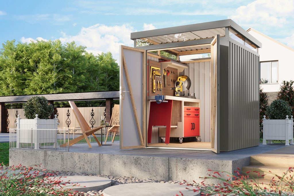Karibu Metallgerätehaus Boldmere M