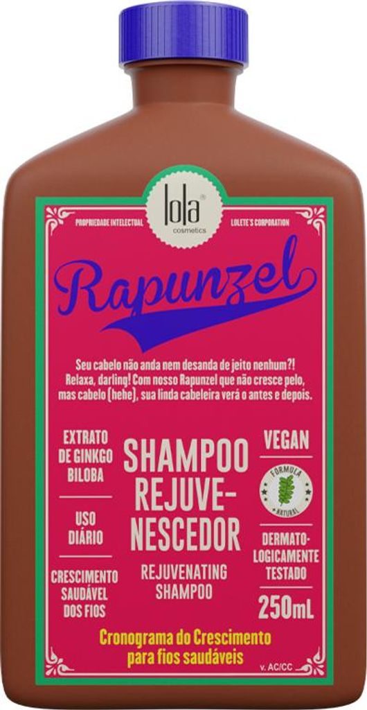 Lola From Rio Rapunzel Shampoo Rejuvenescedor  250ml - Immagine del prodotto 