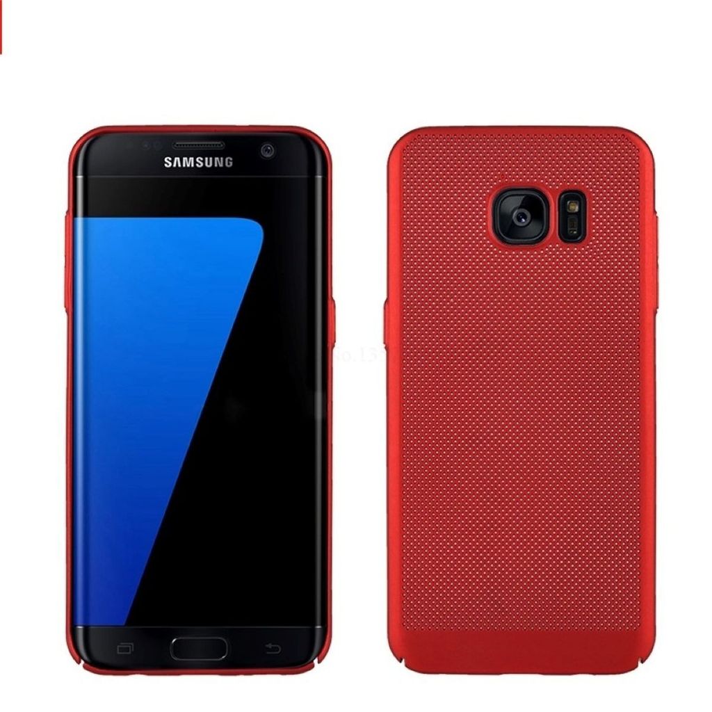 Handy Hülle für Samsung Galaxy S7 Edge Schutzhülle Case Tasche Cover Etui Rot