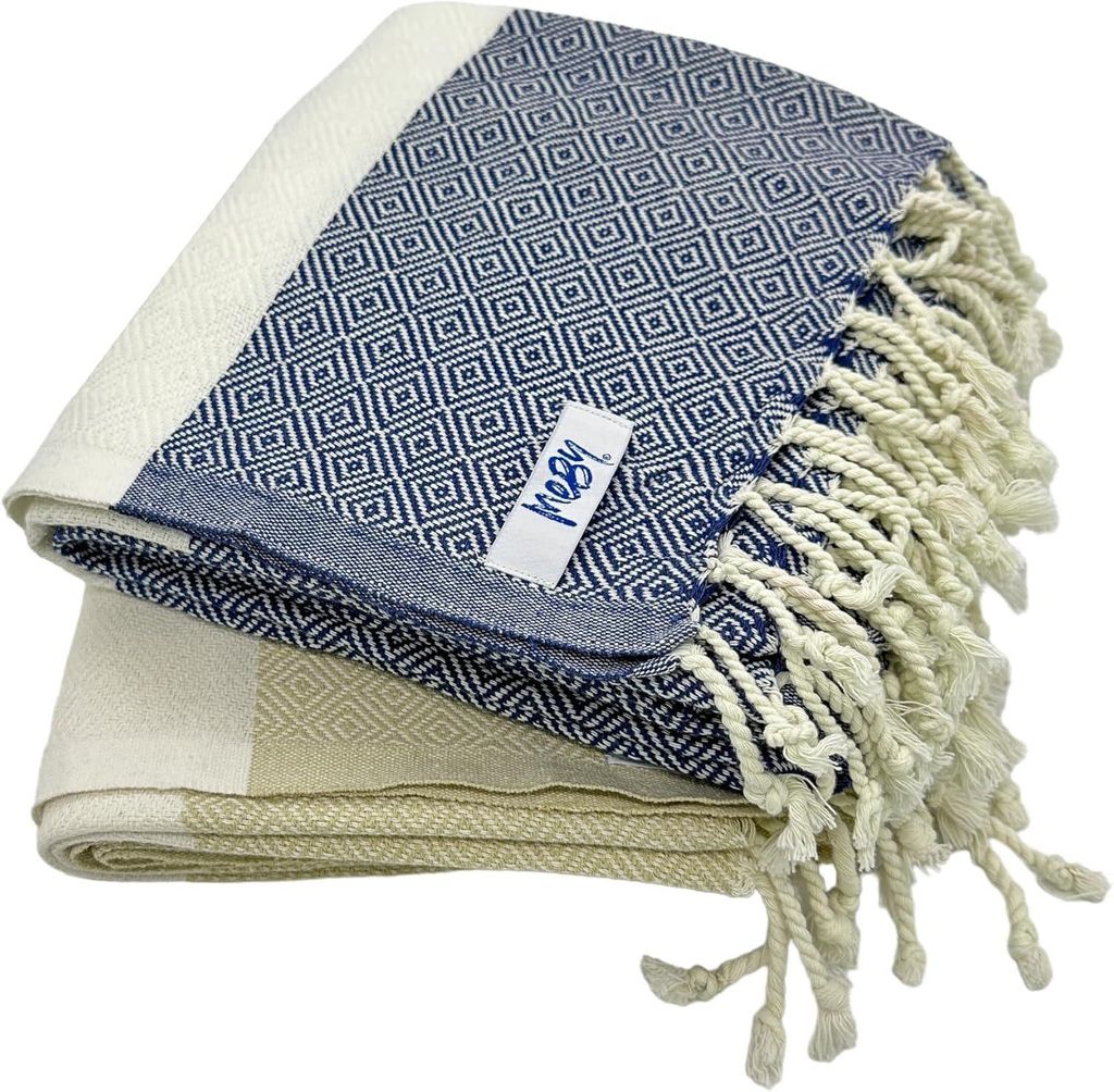 Strandtuch - Saunatuch - Turkish Hamamtuch - 100% Baumwolle Produktbild 