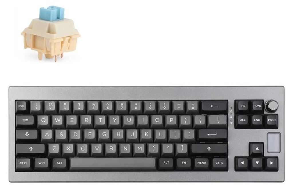 EPOMAKER Shadow-X Gasket Mechanische Tastatur mit Produktbild 