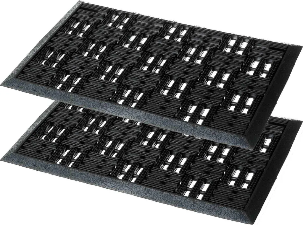 Tapis de sol Astra Dynamic noir lot de 2 fini les traces à l'intérieur