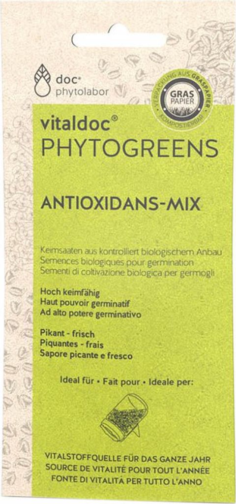 vitaldoc PHYTOGREENS Keimsaat - Antioxidans Mix 50g