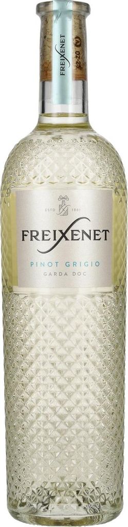 A bottle of Freixenet Pinot Grigio wine.