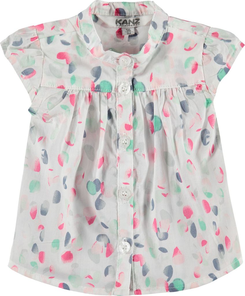 Kanz Bluse m. Flügelarm Farbe: allover Gr. 62