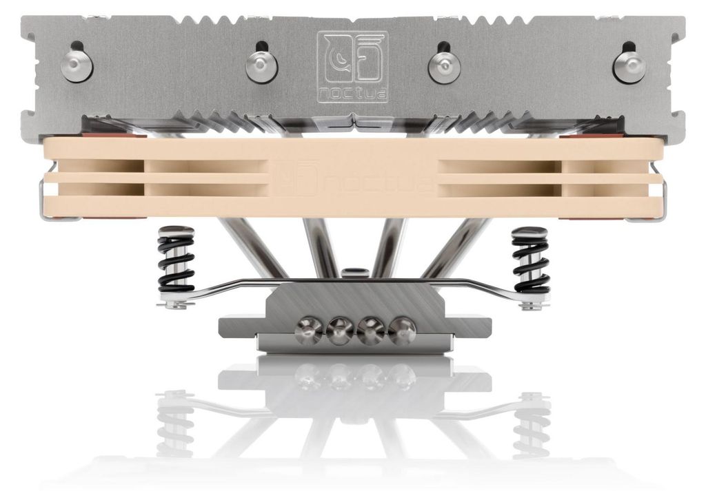 Noctua NH-L12S, Kühler, 12 cm, 450 RPM, 1850 RPM, 94,2 m³/h, Beige, Nickel